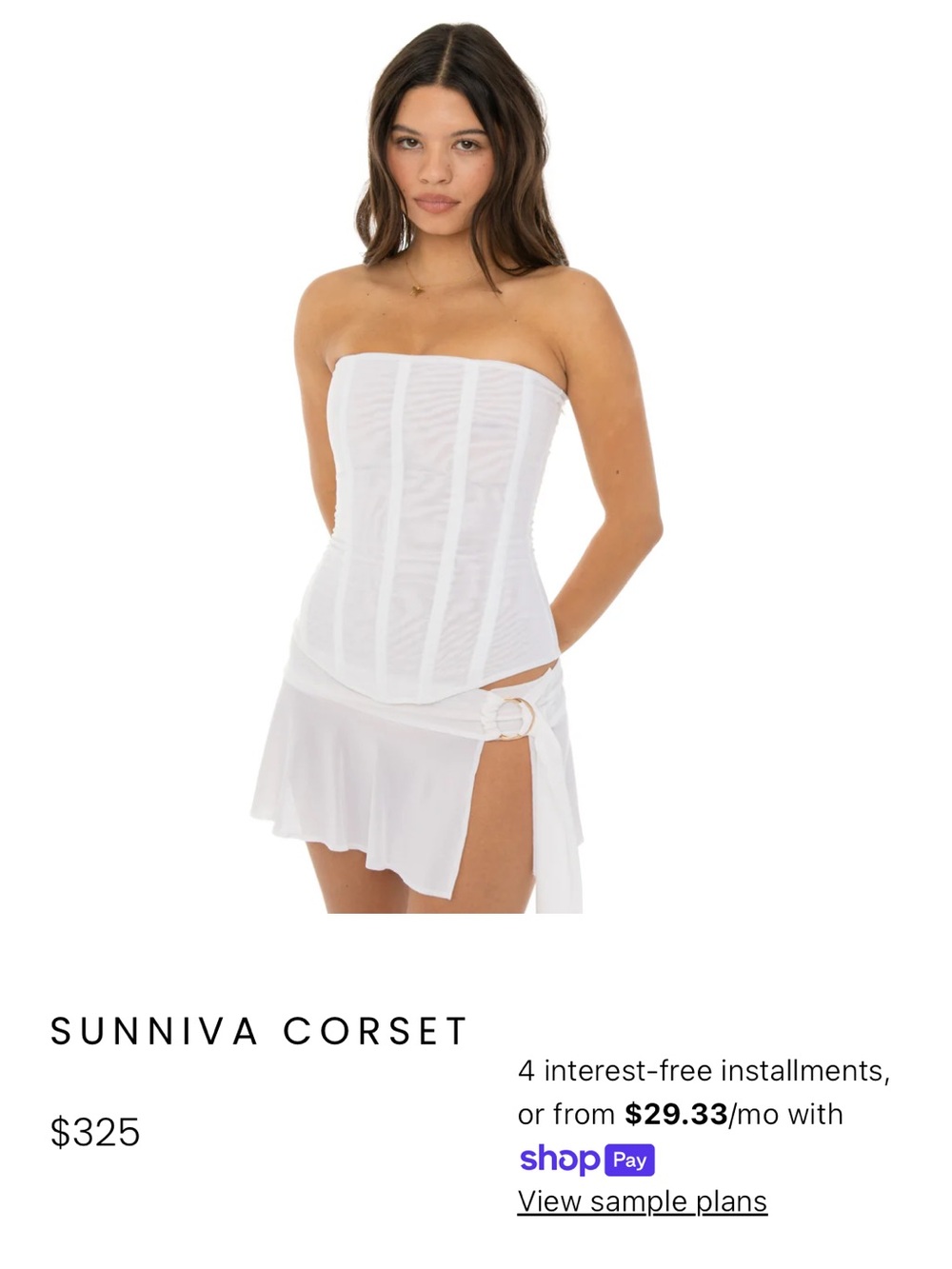 Are you am I SUNNIVA CORSET